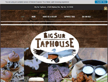 Tablet Screenshot of bigsurtaphouse.com
